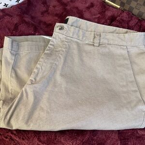 EUC Calvin Klein Beige Chino Short Pants‎ Lightweight Cotton Blend Size 40